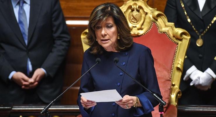В Италии женщина впервые возглавила Сенат