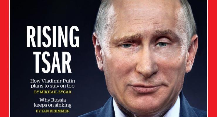 Журнал Time поместил на обложку Путина в короне