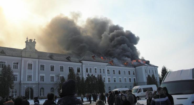 Во Львовской области горел памятник архитектуры