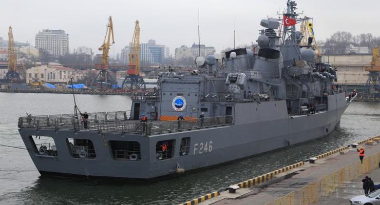 Корабли турецких ВМС зашли в Одессу