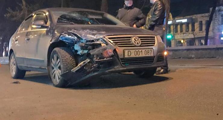 В Киеве дипломатическое авто России попало в ДТП