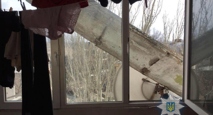 В Одессе соседи устроили стрельбу из-за упавшего балкона