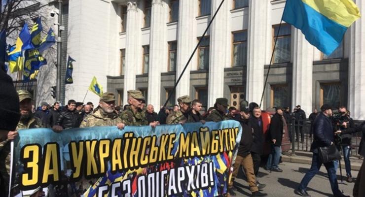 В полиции посчитали участников марша националистов в Киеве