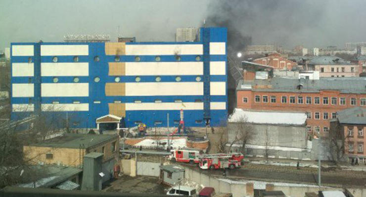В Москве горел ТЦ Персей для детей: есть жертвы