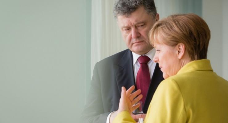 Порошенко согласует с Меркель шаги по миротворцам
