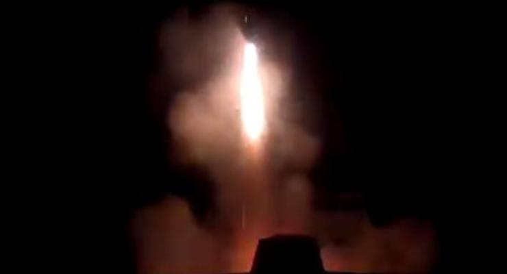 Франция показала видео запуска ракет по Сирии