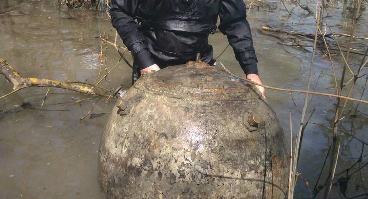 В Одесской области взорвали столетнюю мину