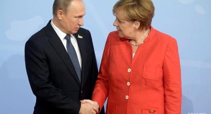 Меркель и Путин обсудили Сирию