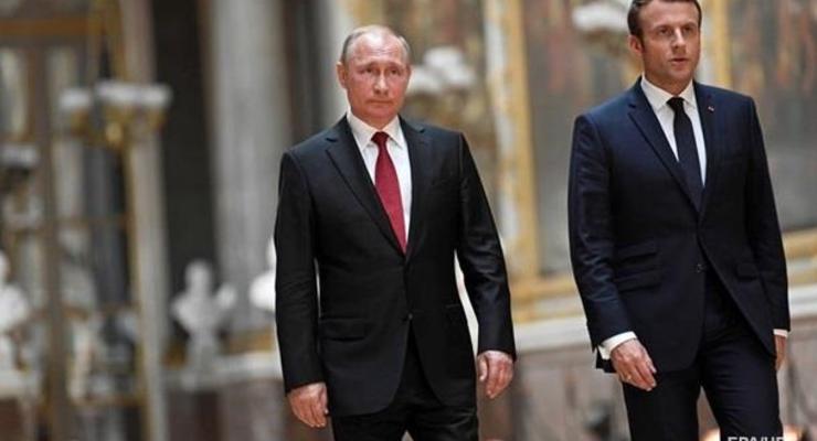 Макрон и Путин обсудили последствия удара по Сирии