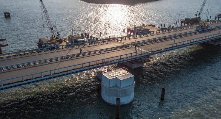 На Керченском мосту строят очистные сооружения