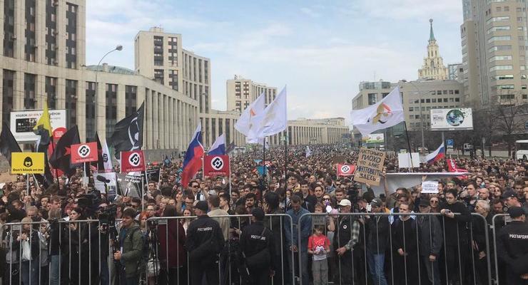 Митинг против блокировки Telegram: пришли 12 тысяч