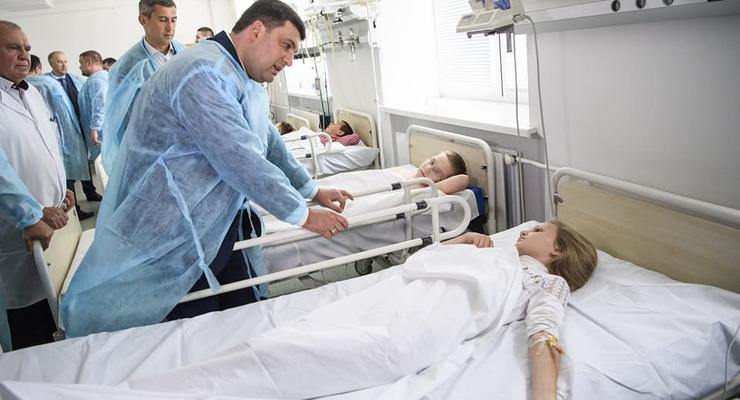 Состояние госпитализированных в Черкассах детей стабильное – Гройсман