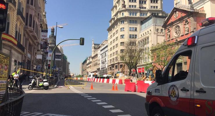Центр Мадрида перекрывали из-за утечки газа