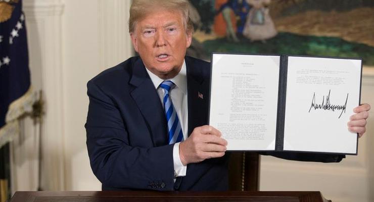 Трамп объявил о выходе США из сделки по Ирану