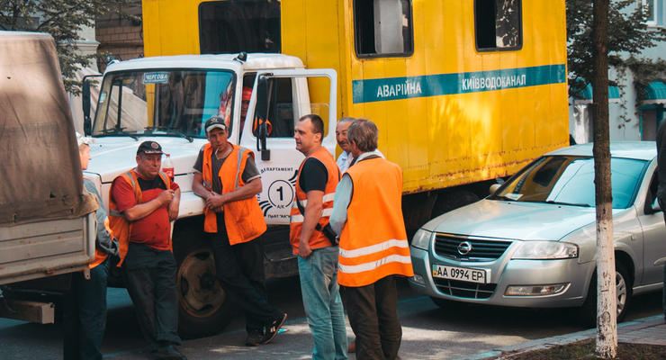 В Киеве из-за аварий семь улиц остались без воды