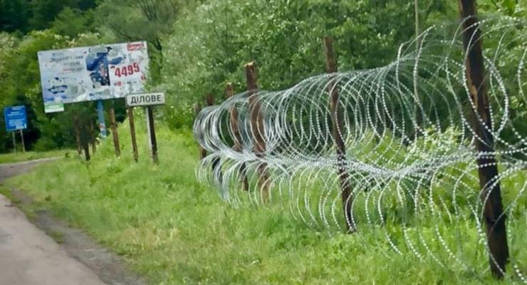 На границе с Румынией поставили антиконтрабандный забор