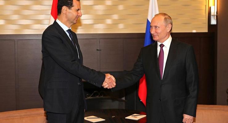 Путин встретился с главой Сирии Асадом