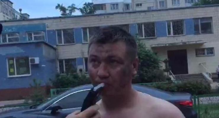 В Киеве пьяные разбили девять автомобилей