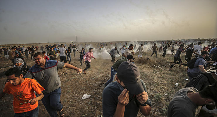 На границе Газы пострадали более 100 палестинцев