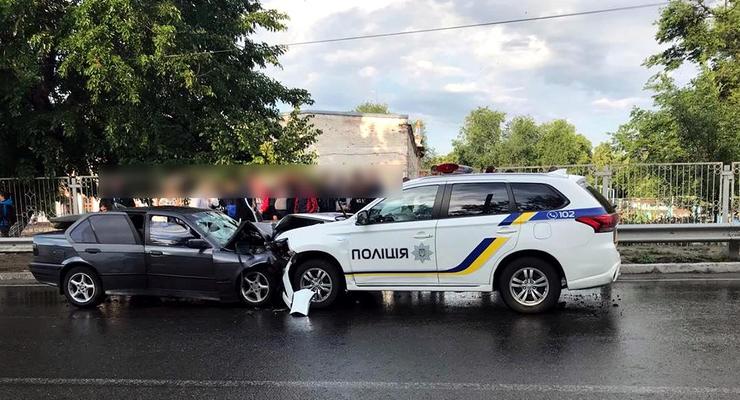 В Харьковской области в ДТП с участием полиции погиб мужчина