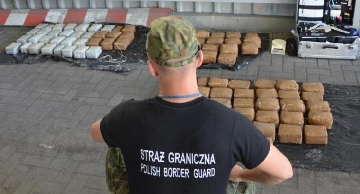 На границе Беларуси с Польшей изъяли центнер гашиша