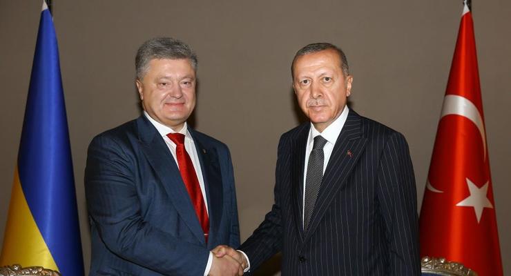 Порошенко провел переговоры с Эрдоганом