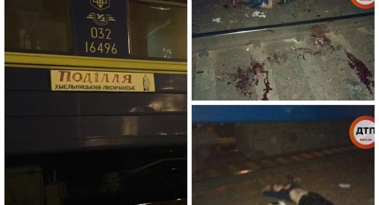 В Киеве возле Ocean Plaza поезд насмерть сбил двух человек
