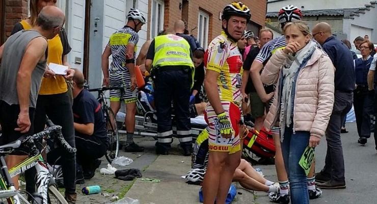 20 человек пострадали при ДТП во время велогонки в Бельгии