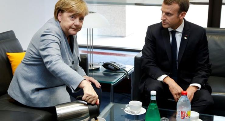 Меркель и Макрон обговорили работу нормандской четверки