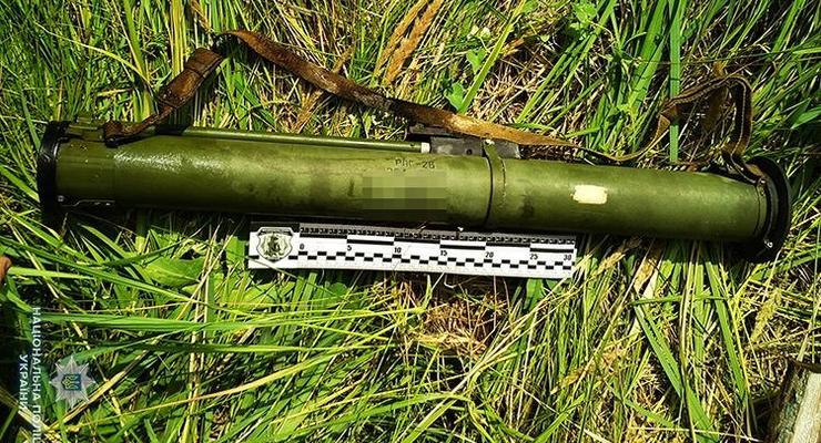 В Запорожской области изъяли гранаты и гранатомет
