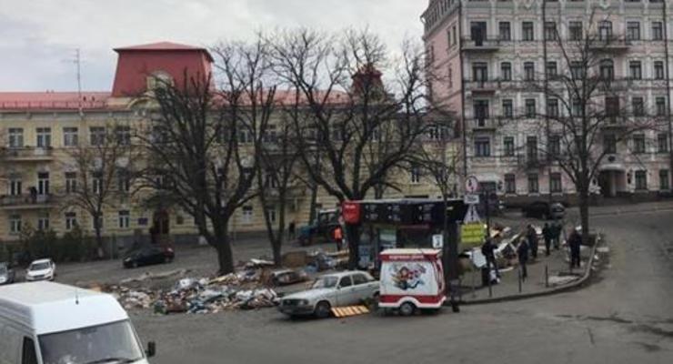 В Украине запретили киоски на тротуарах