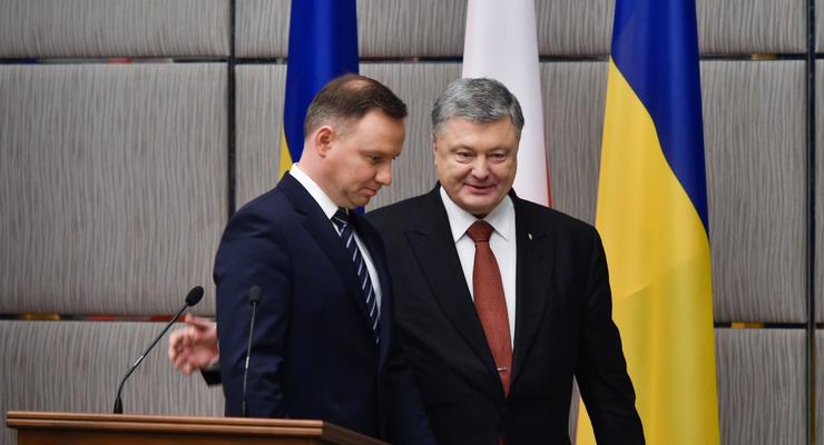 О чем Порошенко говорил в Польше, а Дуда - в Украине