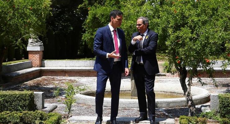 Премьер Испании впервые встретился с новым лидером Каталонии