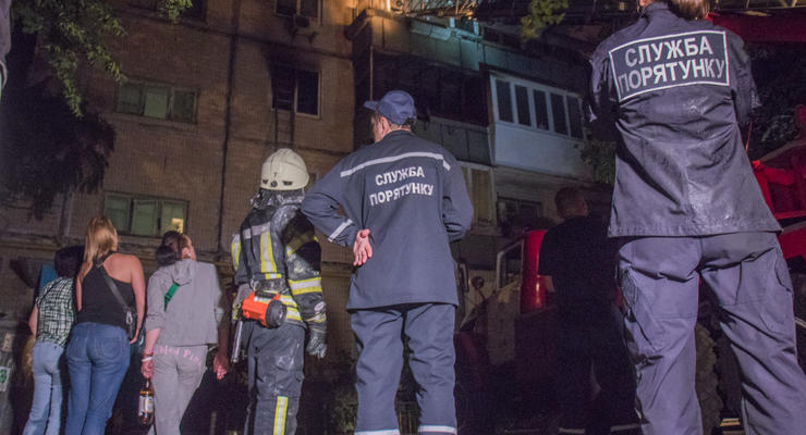 В Киеве сгорела дотла однокомнатная квартира