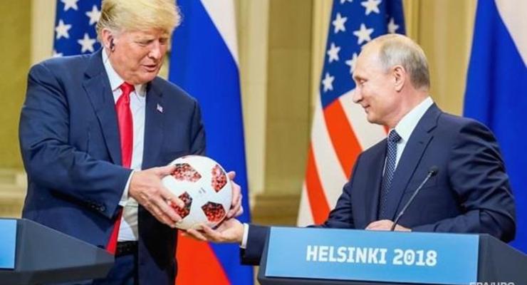 Служба безопасности Трампа проверила подаренный Путиным мяч