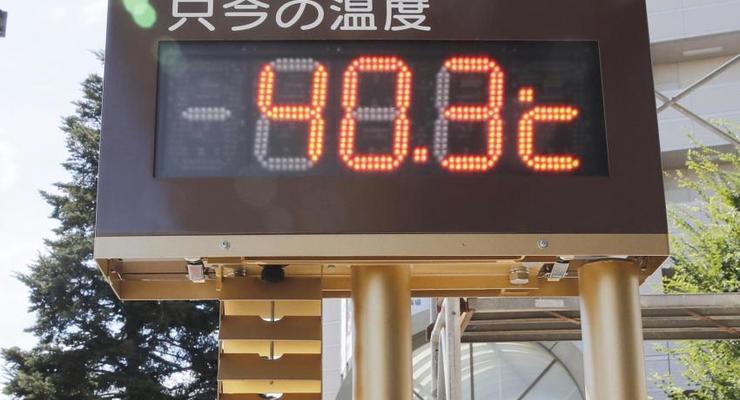 В Японии зафиксировали самую жаркую температуру за всю историю