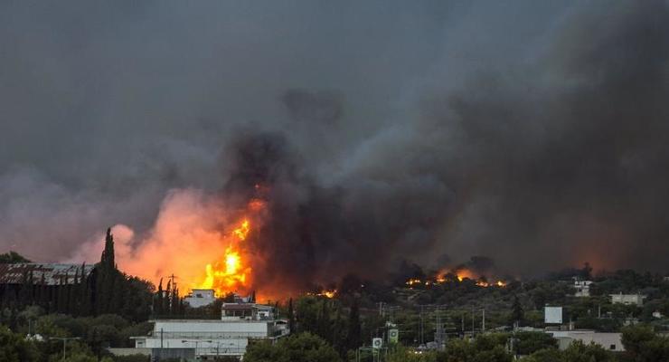 Пожар в Греции: число жертв увеличилось до 60