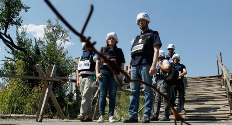 Миссия ОБСЕ зафиксировала 120 взрывов на Донбассе