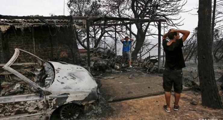 В Греции назвали причину лесных пожаров