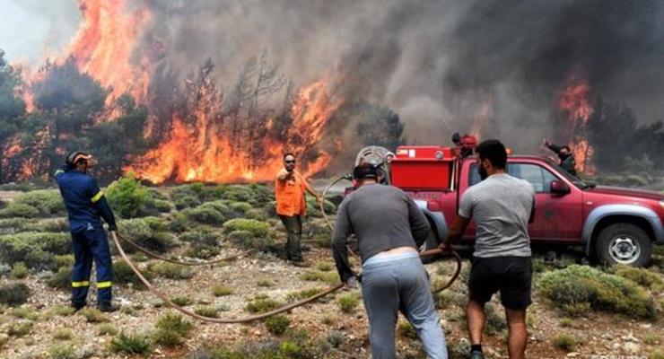 Пожары в Греции: число жертв превысило 90