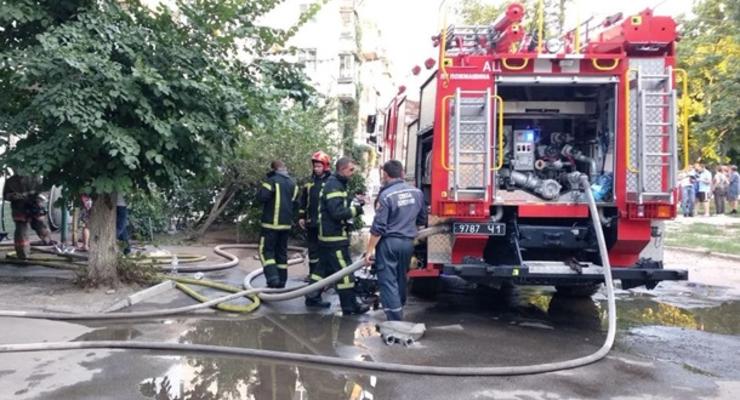 В Харькове две женщины выпрыгнули из окна, спасаясь от пожара