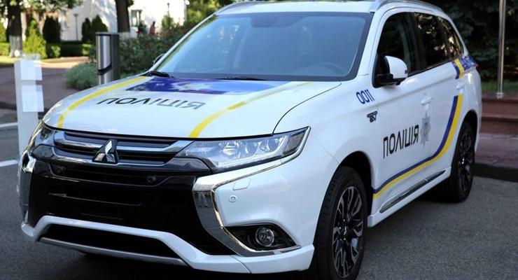В Мукачево разбился полицейский Mitsubishi