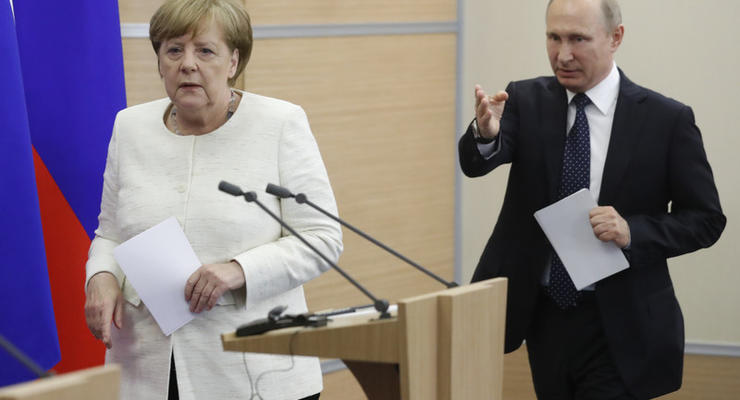 Путин едет к Меркель говорить об Украине