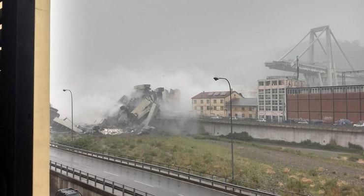 В Италии обрушился автомобильный мост, свыше 20 погибших