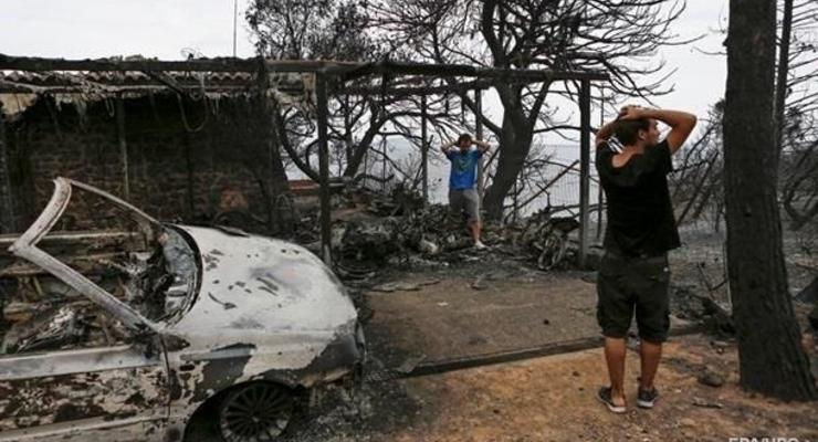 В Греции растет число жертв лесных пожаров