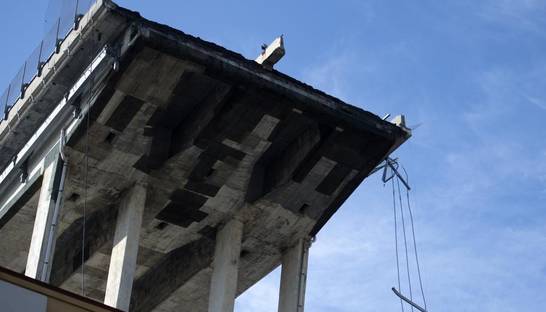 В Генуе заявили о риске нового обрушения моста