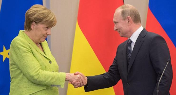 Путин и Меркель обсудили введение миротворцев на Донбасс