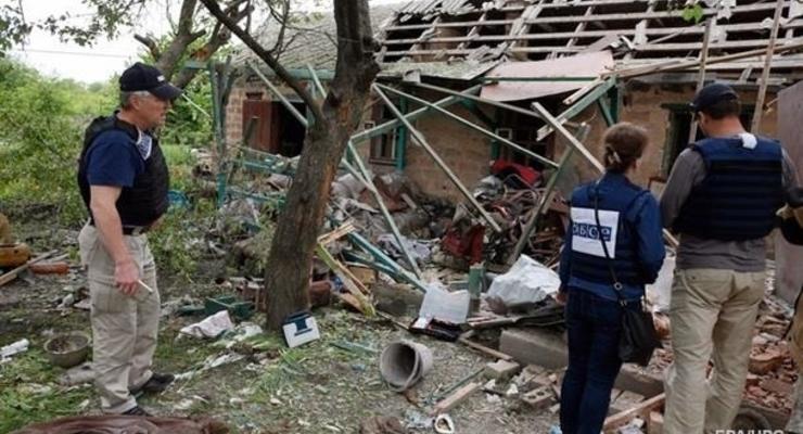 ОБСЕ за выходные насчитала более 200 взрывов на Донбассе