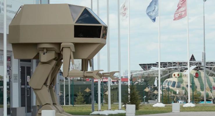 В РФ показали боевого робота, как в Звездных войнах