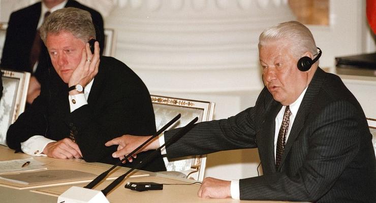 В США рассекретили разговор Ельцина и Клинтона о Путине
